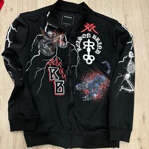 Black and red Reason jacket #jacket